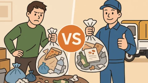 ゴミ屋敷を片付けたい人必見！自力と業者依頼のメリット比較